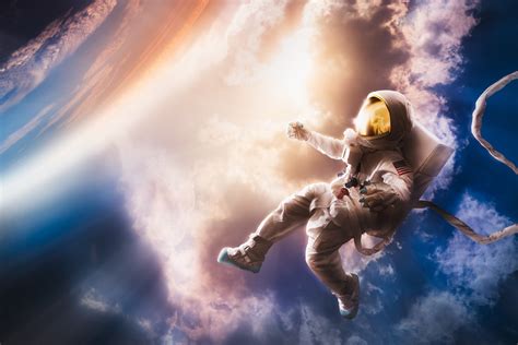 Download Sci Fi Astronaut HD Wallpaper