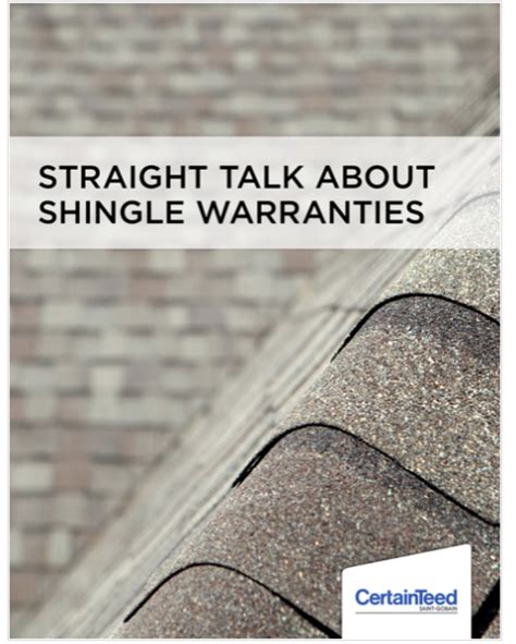 Certainteed - Straight talk about shingle warranties - New E-Book ...