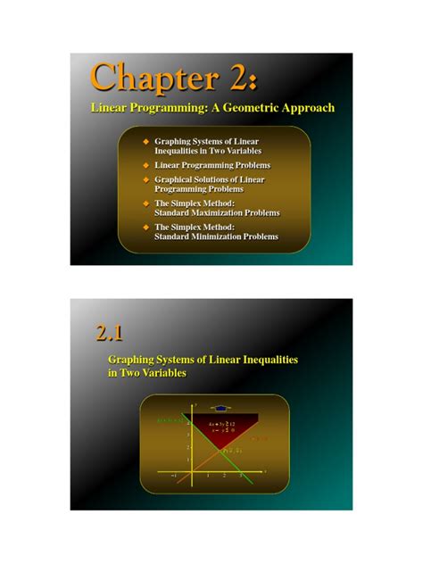 Chapter2 - Graphical Method | PDF | Linear Programming | Mathematical ...