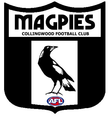 collingwood magpies logo Colouring Pages | Collingwood football club ...