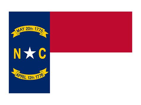 North Carolina State Flag PNG & SVG Vector - Freebie Supply