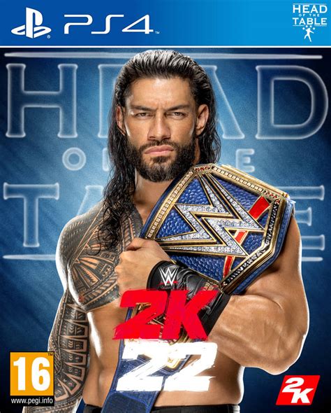 Roman Reigns - WWE 2K22 Custom PS4 Cover Version 2 by ChrisNeville85 on ...