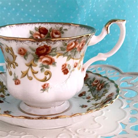 Royal Albert Tea Cup and Saucer, Antique Teacup, Sheraton Series ...