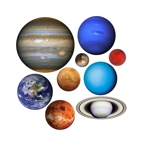 Planets of Our Solar System Wall Decal Set (With images) | Solar system wall decal, Space themed ...