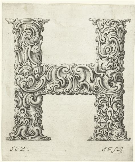 Letter 'H' (Jan Chrystian Bierpfaff + Jeremiasz Falck, 165… | Flickr