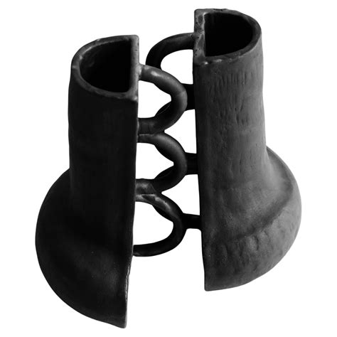 Set Of 2 Sculptural Fragment 02 Vases by Ia Kutateladze For Sale at 1stDibs