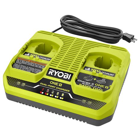 18V ONE+ DUAL-PORT SIMULTANEOUS CHARGER - RYOBI Tools