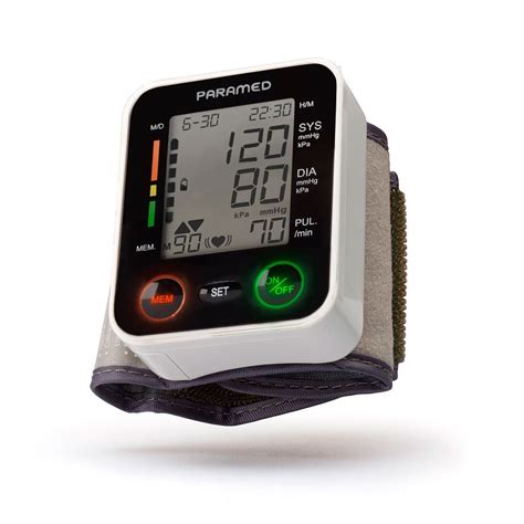 PARAMED Automatic Wrist Blood Pressure Monitor: Blood-Pressure Kit of Bp Cuff + 2AAA and ...