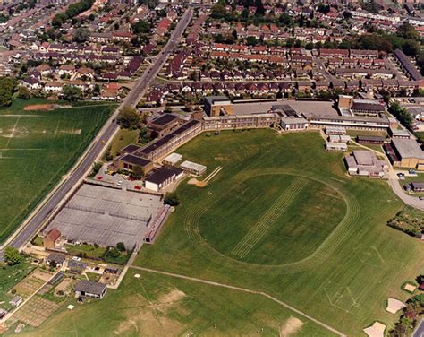 Aerial view of King John School,... © Edward Clack cc-by-sa/2.0 :: Geograph Britain and Ireland