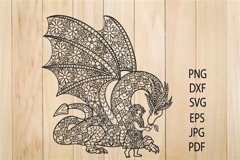 Layered Dragon Mandala Svg - 323+ SVG PNG EPS DXF in Zip File