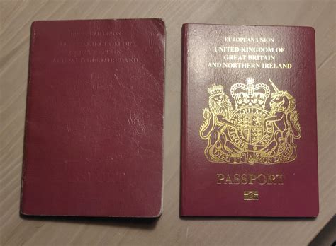 My passport after 4 years and 55 countries visited next to my mum's nearly new one : r/Wellworn