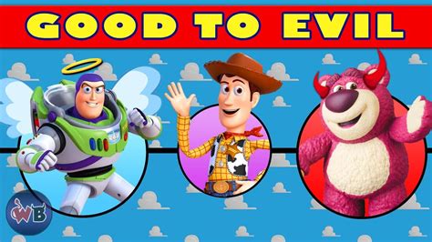 Toy Story Characters: Good to Evil - YouTube