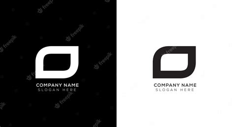 Premium Vector | Colorful letter o logo design with black and white ...