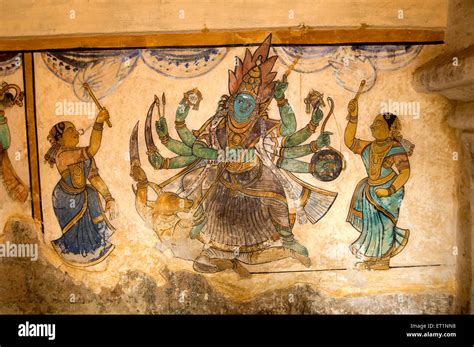 Wall painting in brihadeshwara temple ; Thanjavur ; Tamil Nadu ; India Stock Photo - Alamy