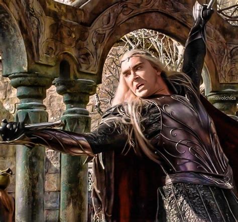 Thranduil fighting... and looking sooo awesome...this looks like it's digitally enhanced from ...