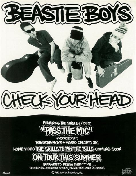 Hip-Hop Nostalgia: Beastie Boys "Check Your Head" (Press Kit, 1992)