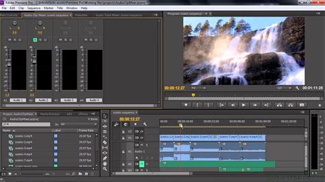 Adobe Premiere Pro CC Tutorial | Working With The Audio Clip Mixer - YouTube