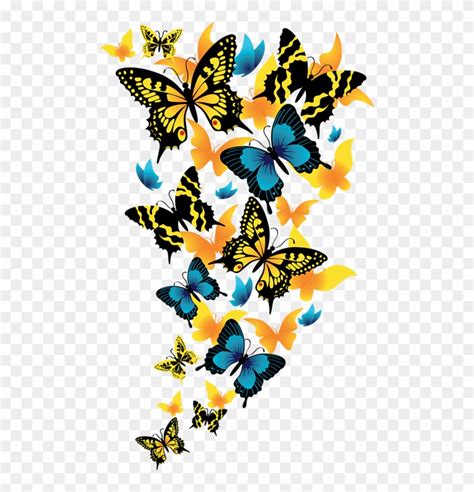 Rainbow Butterfly Clipart Clip Art - Transparent Background Butterfly Png (#2027072) - PinClipart