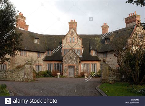 Happisburgh Manor Designed by Architect Detmar Blow in 1900 Stock Photo, Royalty Free Image ...