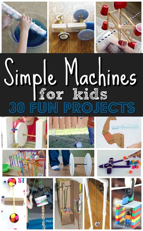 30 Simple Machine Projects for Kids | Simple machines activities, Simple machine projects ...