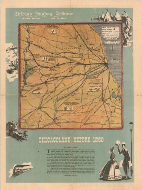 Chicagoland Before 1850 – Curtis Wright Maps