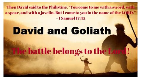 The Weapons that David had | Biblical Christianity