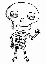 Halloween Skeleton Coloring Pages  15 Free PDF Printables Printablee sketch template