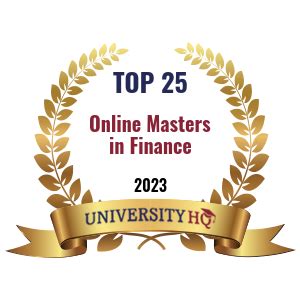 Online Master's Degree in Finance (M.Fin.) - Best of 2024 | UniversityHQ