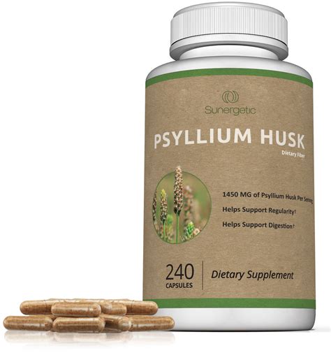 Sunergetic Products - Psyllium Husk 725mg Capsules