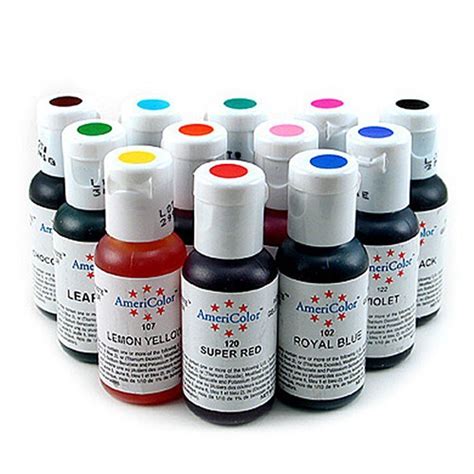 PACK 12 COLORANTES EN GEL AMERICOLOR - Mis Dulces Tentaciones Azucaradas