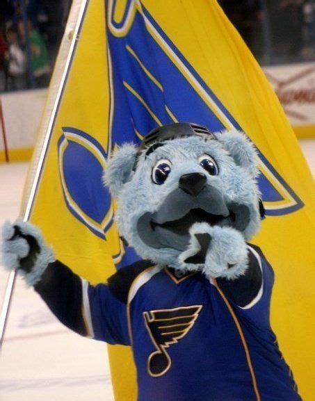 St. Louis Blues Mascot: Louie One of my favorite teams and team logos ...