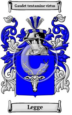 Legge Name Meaning, Family History, Family Crest & Coats of Arms