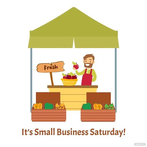 Small Business Saturday Cartoon Vector in EPS, Illustrator, JPG, PSD ...