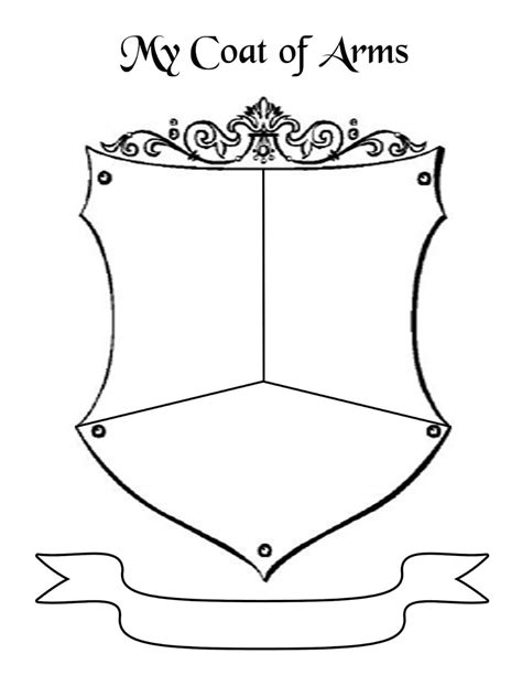 Blank Coat Of Arms Template Png (+) - Free Download | Fourjay ...