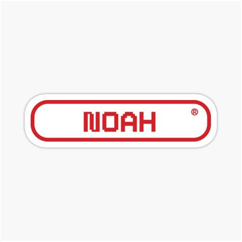 "Noah (Custom Gamer Merch)" Sticker for Sale by CustomNameBrand | Redbubble