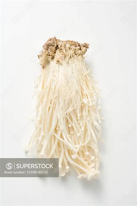 Enokitake mushrooms - SuperStock