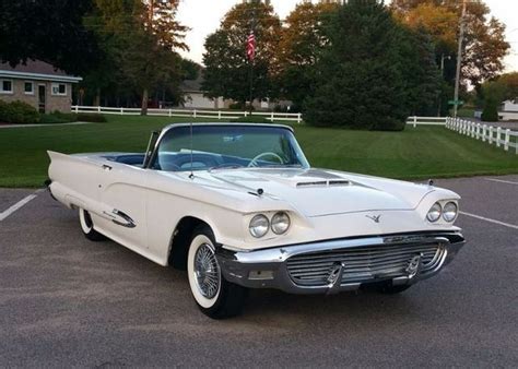 '59 Ford Thunderbird convertible | Thunderbird car, Ford thunderbird, Old classic cars