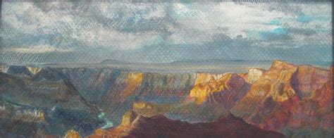 Lipon Point Grand Canyon -- Sold Painting by Frederica Hall - Pixels