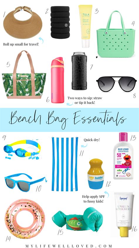 My 20 Beach Bag Essentials For Your Family - Healthy By Heather Brown