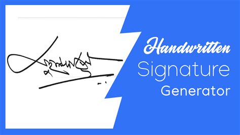 Free Handwritten AI Pencil Signature Generator