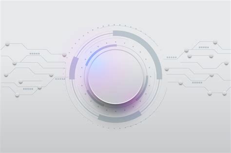 White technology background | Free Vector