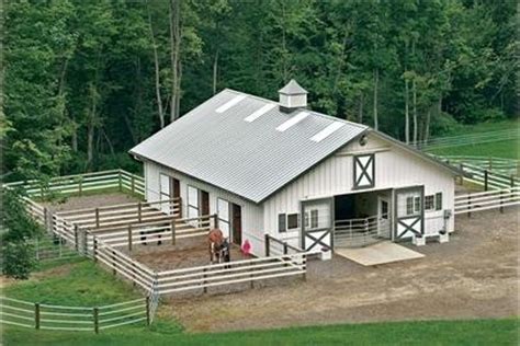 Boy, is this the barn I need! Let my horse come in on or out on her own in contained area ...