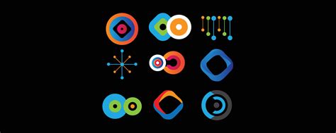 Abstract Logo set mordern techno design 27961653 Vector Art at Vecteezy