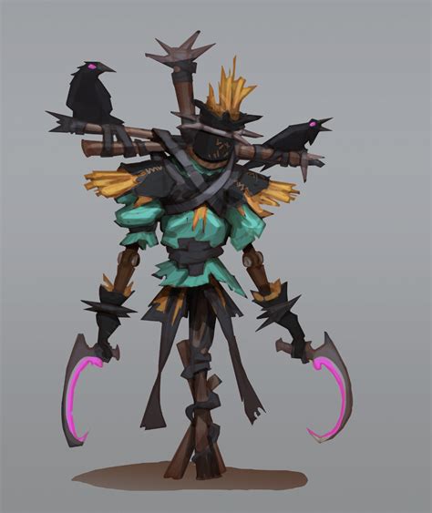 ArtStation - Scarecrow, Alexander Trufanov | Scarecrow character, Scarecrow, Creature design