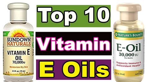 Vitamin E oil |Top 10 Best Vitamin E oils | How To Use Vitamin E oil ...
