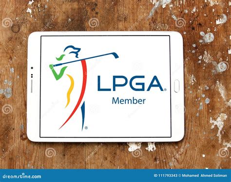 LPGA logo editorial stock photo. Image of trademark - 111793343