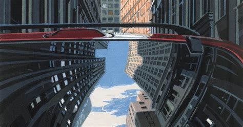 Richard Estes, Downtown Reflections, 2001 | Schoelkopf Gallery