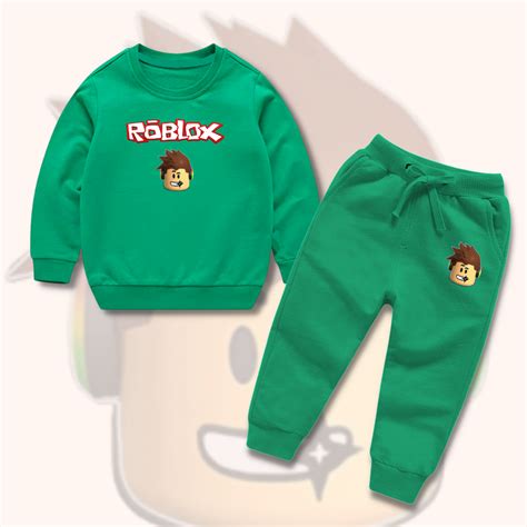 TERNO 2 in 1 Roblox for Kids Sweater and Jogger (0-12 years old) Jacket Jogger Sweatshirt ...