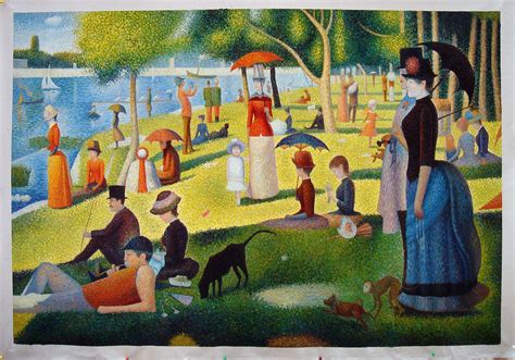 Georges Seurat - A Sunday on La Grande Jatte | Jatte, Seurat paintings ...