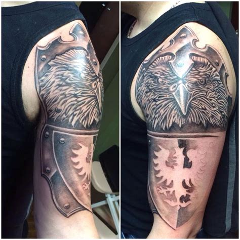 Pin by Joe Rider on Tattoo's | Armor tattoo, Polish tattoos, Shoulder armor tattoo